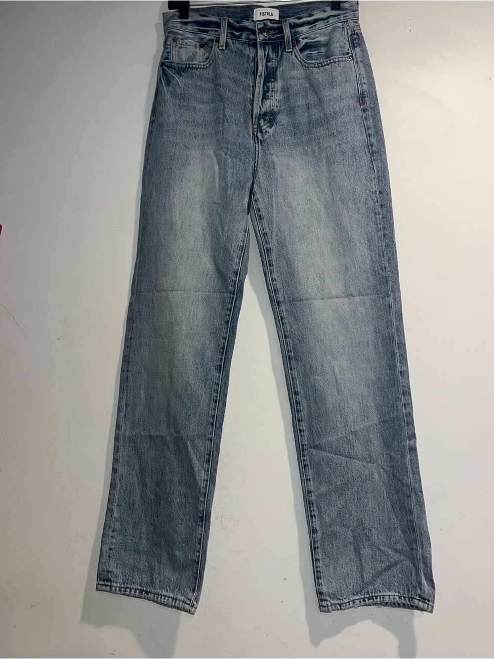 PISTOLA Cassie straight leg jeans in St. Tropez